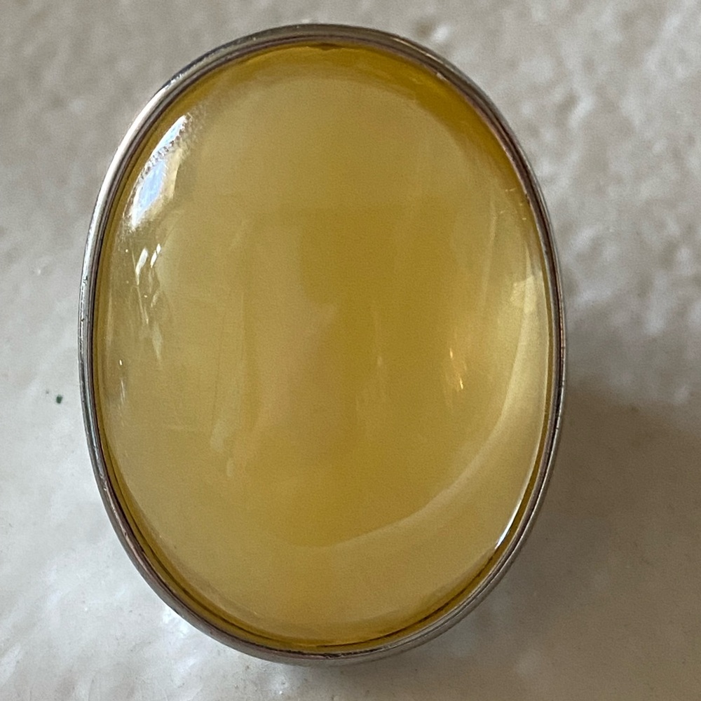 Amber Colored Stretch Ring